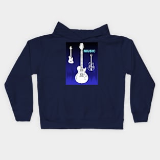 Music Guitar Kids Hoodie